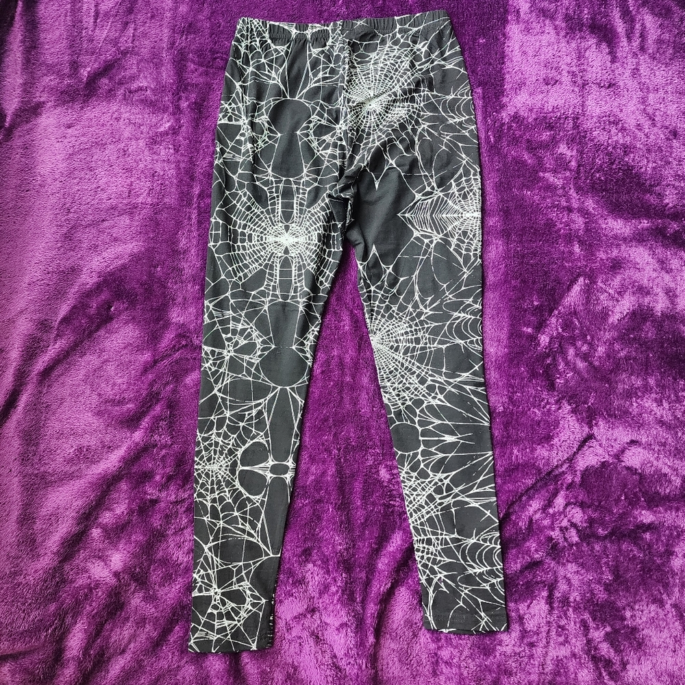 Dolls Kill/Widow spiderweb leggings